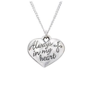 Bob Siemon Sterling Silver Heart Necklace NWOT‎